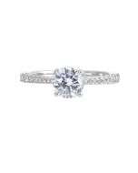 Eternal Radiance Solitaire Semi-Mount Ring .33CTW