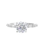 Timeless Radiance Diamond Semi-Mount Ring .44CTW