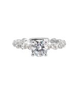 Radiant Bliss Solitaire Semi-Mount Ring .67CTW