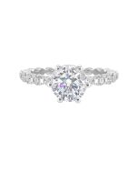 Pure Radiance Solitaire Semi Mount Ring .40CTW
