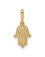 Clean Echo Regal Stream 14k Hamsa Pendant