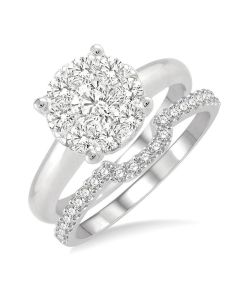 Shine Bright IonLinEl VerLoIon 14K White Gold Diamond Ring
