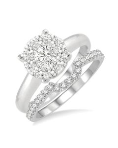 Shine Bright XeLuxLys 14K White Gold Diamond Ring