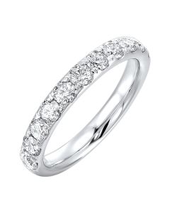 Alira 14K White Gold 1CTW Diamond Band