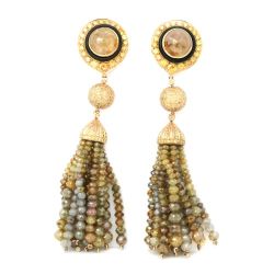 139.31 Ct Natural Color Diamond Chandelier Earrings
