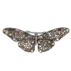18K Black Gold En Tremblant Butterfly Brooch
