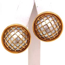 Capello 18k Yellow Gold Pearl Earrings
