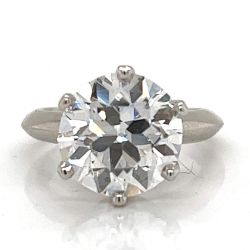 Tiffany & Co. Platinum GIA Certified 4.87 Ct. Diamond Engagement Ring