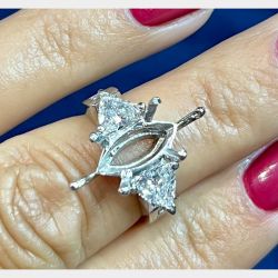 Platinum Diamond Mounting
