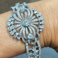 Art Deco Platinum Diamond Bracelet
