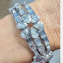 Art Deco Platinum Diamond Bracelet
