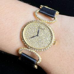 Piaget 18K Yellow Gold Diamond Watch
