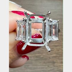 Platinum GIA Certified Diamond Mounting
