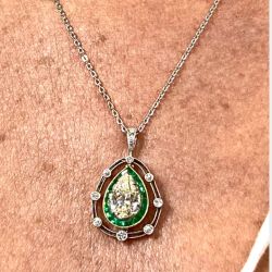 2.25 Ct Pear Shape Diamond Pendant
