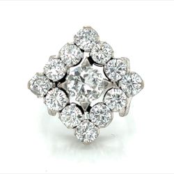 Platinum 4.90 Ct. Diamond Cocktail Ring
