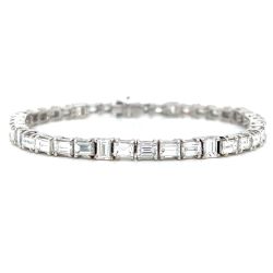 Platinum 12.00 Ct. Diamond Tennis Bracelet
