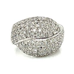 14K White Gold 3.25 Ct. Diamond Ring
