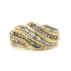 10K Yellow Gold 1.00 Ct. Diamond Ring
