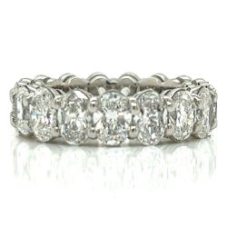 Platinum 6.20 Ct. Diamond Eternity Band
