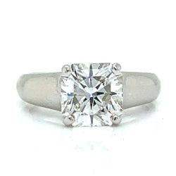 TIFFANY & CO. Platinum 2.62 Ct. GIA Certified Diamond Ring
