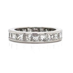 CARTIER Platinum 5.50 Ct. Diamond Eternity Band
