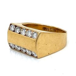 18K Yellow Gold 2.00 Ct. Diamond Ring
