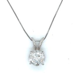 14K White Gold 2.67 Ct. Diamond Necklace
