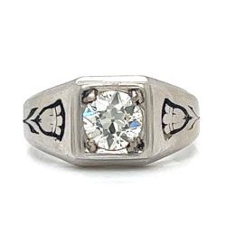 Art Deco 18K 1.05 Ct. Diamond Ring
