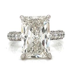 Platinum 8.01 Ct. IGI Certified Lab Grown Diamond Ring
