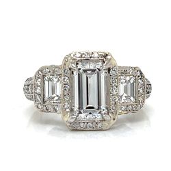 18K White Gold 1.79 Ct. GIA Certified Diamond Ring
