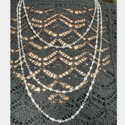 Platinum 36.50 Ct. Diamond by the Yard Necklace
