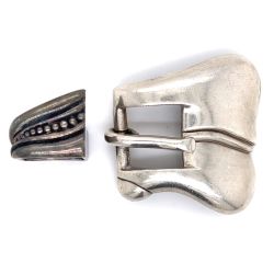 KIESELSTEIN Sterling Silver Belt Buckle
