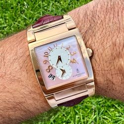 DE GRISOGONO 18K Rose Gold Instrumento Uno Limited Edition Watch
