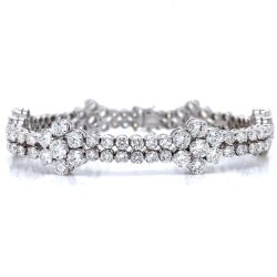 1950’s Platinum 16.50 Ct. Diamond Bracelet

