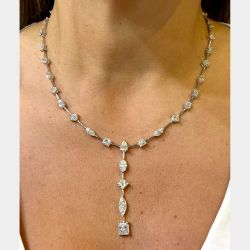 Platinum 23.60 Ct. Diamond Necklace