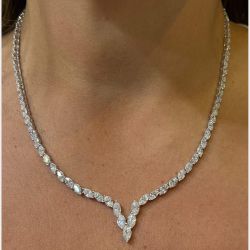 Platinum 22.25 Ct. Diamond Necklace