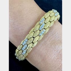 18K Yellow Gold 2.10 Ct. Diamond Bracelet