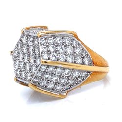 18K Yellow Gold 6.80 Ct. Diamond Ring
