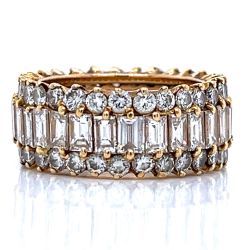 18K Yellow Gold 4.00 Ct. Diamond Ring
