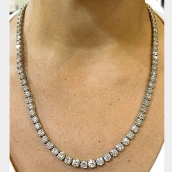 Platinum 55.00 Ct. Diamond Necklace
