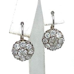 Platinum & 18K Yellow Gold 2.75 Ct. Diamond Earrings
