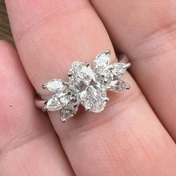 18K White Gold 2.10 Ct. Diamond Ring
