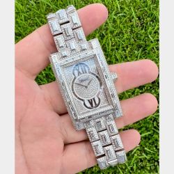 *CHOPARD Classique Femme 18K White Gold Original Diamond Watch*
