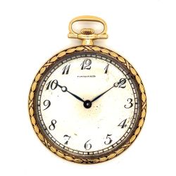 TIFFANY & CO. 18K Yellow Gold Pocket Watch
