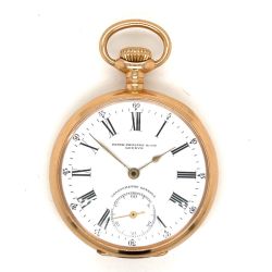 PATEK PHILIPPE 18K Yellow Gold Pocket Watch
