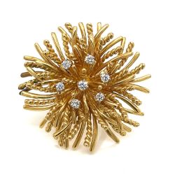 TIFFANY & CO. 18K Yellow Gold Diamond Ring
