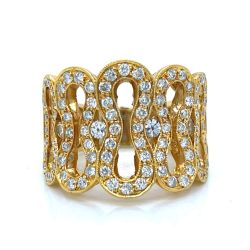 18K Yellow Gold 1.25 Ct. Diamond Ring
