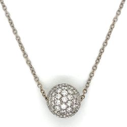 18K White Gold 2.00 Ct. Diamond Necklace
