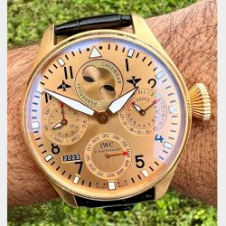 IWC Yellow Gold Big Pilot Perpetual Calendar Boutique Limited Edition
