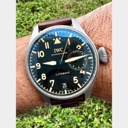 IWC Big Pilot Titanium Heritage 7 Day Power Reserve Watch 
